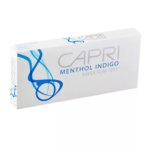 Capri Indigo Menthol Super Slim 120s