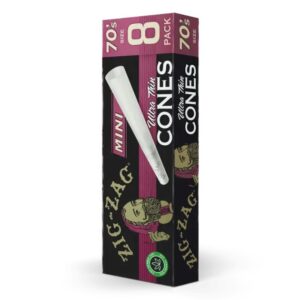 Zig-Zag Mini Ultra Thin Cones 8 pack
