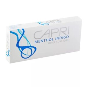 Capri Indigo Menthol Super Slim 120s