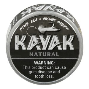 KAYAK Fine Cut Moist Snuff Natural