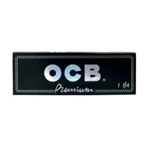 OCB Black Premium Quarter Inch Papers