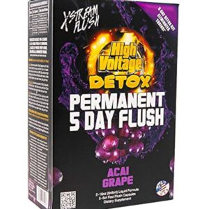 High Voltage Detox Acai Grape Permanent 5 Day Flush