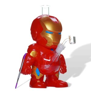 Glass Water Pipe Limited Edition Player 1 Iron Man
