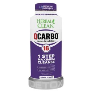 Herbal Clean Q-Carbo 16oz Detox Grape