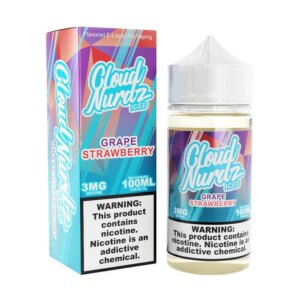 Cloud Nurdz E-Juice Iced Strawberry Grape 6mg 6