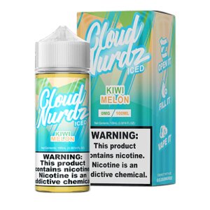 Cloud Nurdz E-Liquid Kiwi Melon Iced 0mg