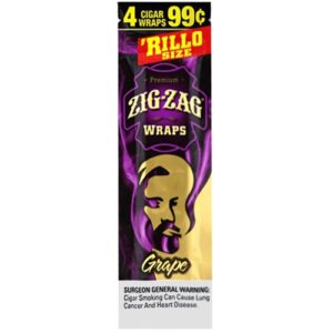 Zig-Zag Wraps Rillo Size Grape