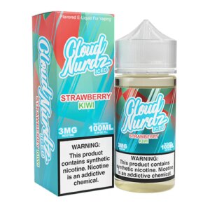 Cloud Nerdz Iced Strawberry Kiwi 0mg