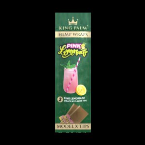 King Palm Pink Lemonade Hemp Wraps W/ Flavor Tips
