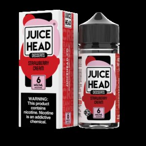 Juice Head E-Liquid - Strawberry Cream 6mg