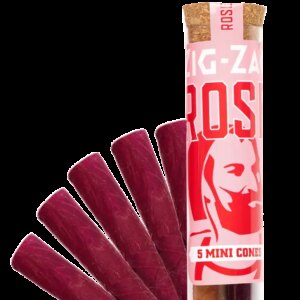 Zig-Zag Rose Mini Cones