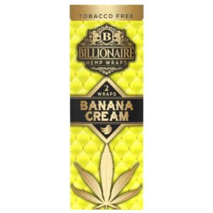 Billionaire Hemp Wraps Banana Cream