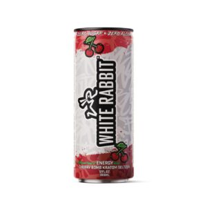 White Rabbit Kratom Seltzer Cherry Bomb