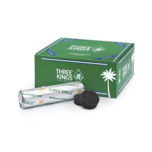 33mm Three Kings Green Coconut Charcoal